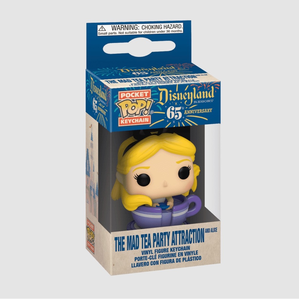 Pocket Pop! Mad Tea Party Attraction Keychain 🫖